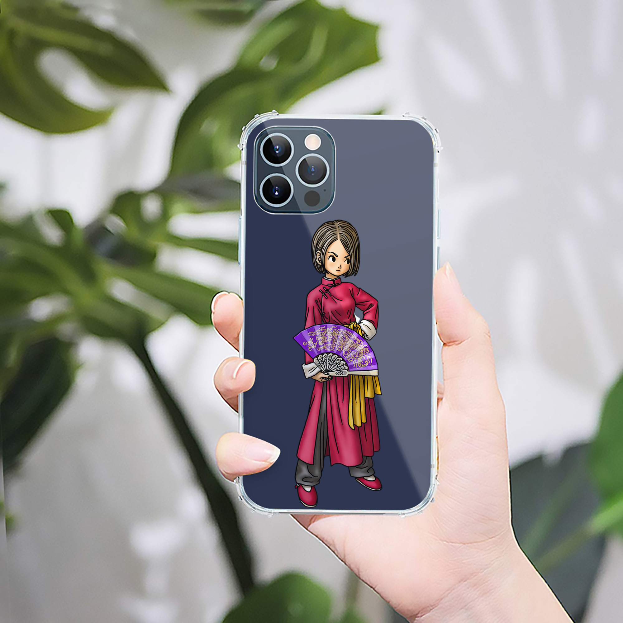（画像用） ドラゴンクエスト Doragon Kuesuto Dragon Quest 【iPhone 12シリーズ対応】透明スマホケース（クリアソフトケース）